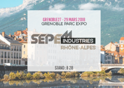 ECOCRYO Technologies au Salon SEPEM 2018 Grenoble !