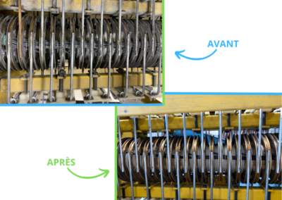 Nettoyage cryogénique collecteur